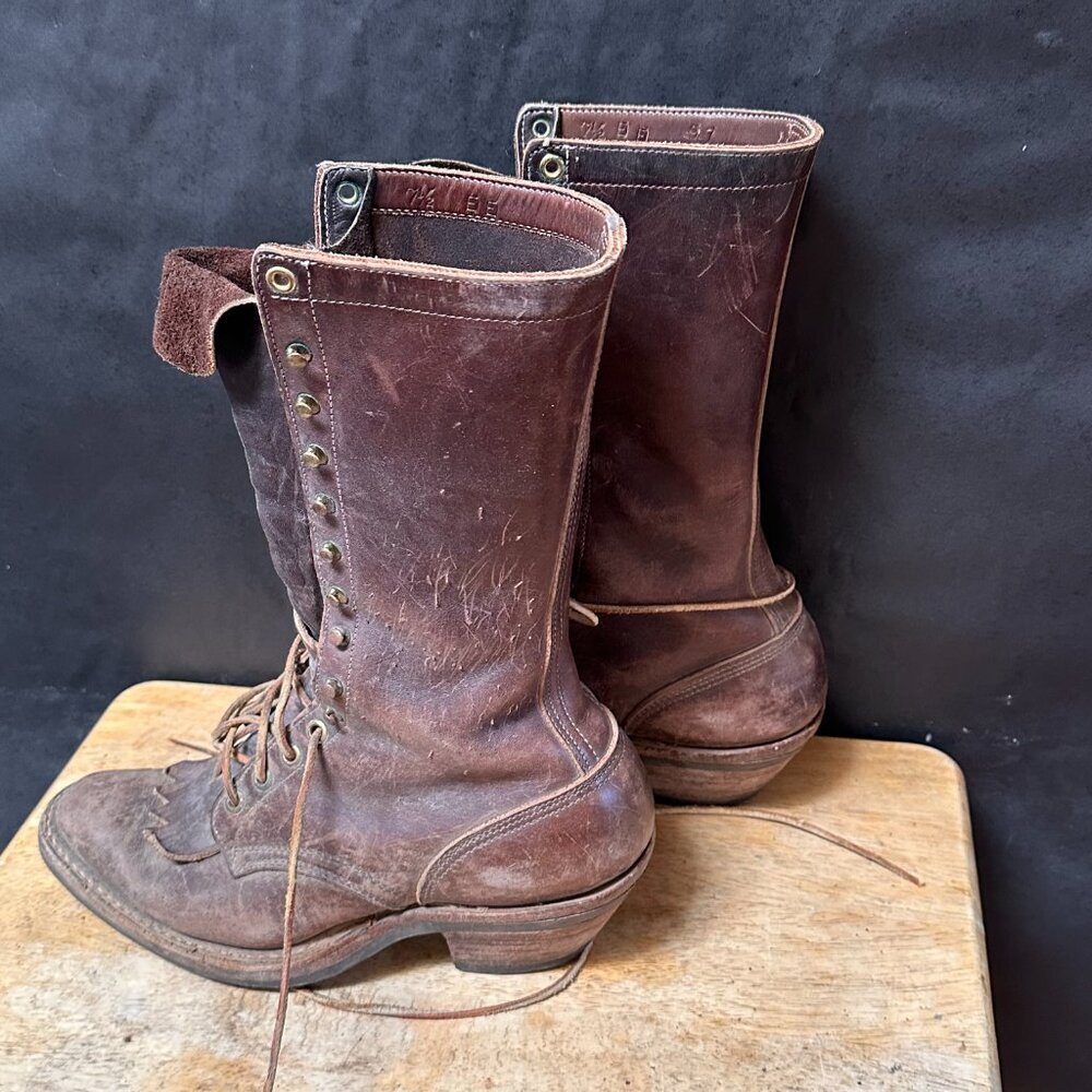 Justin Boots Vintage Granny Roper boot Size 10 - Picture 13 of 15